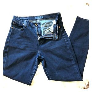 Lucky Olivia dark straight leg jeans